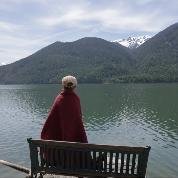 Cozy Red Throw Blanket - Picture 3 of 3